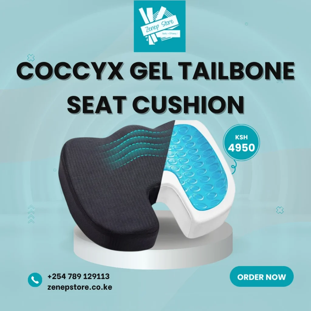 Best Coccyx Gel Cushion in Kenya for Tailbone Pain Relief | Zenep Store
